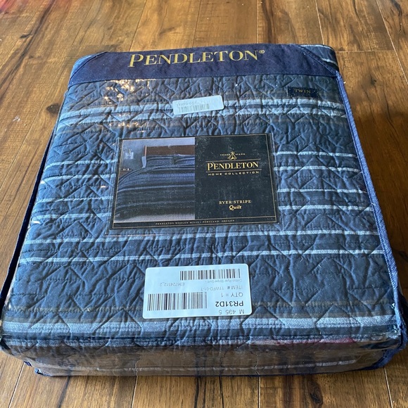 Pendleton Bedding Pendleton Twin Ryder Stripe Quilt Poshmark